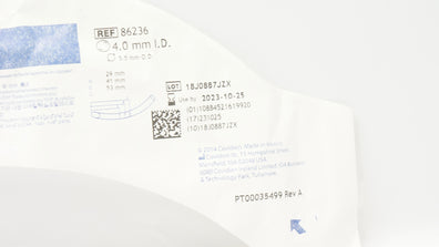 Covidien 86236 Shiley Oral/Nasal Tracheal Tube Cuffless 4.0m ID x 5.5mm OD (x)